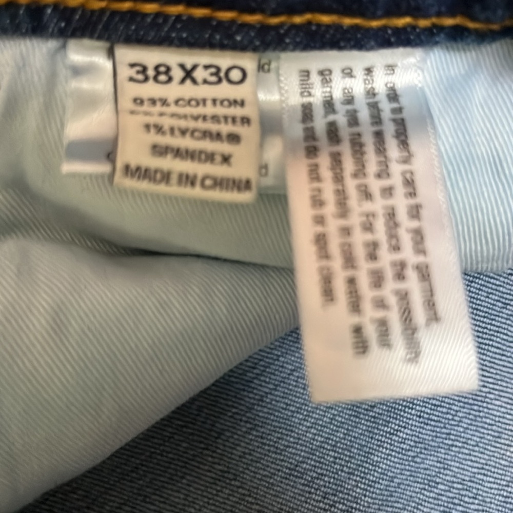 Joseph Abboud Dark Blue Slim Men's Jeans 38/30 - Picture 3 of 5